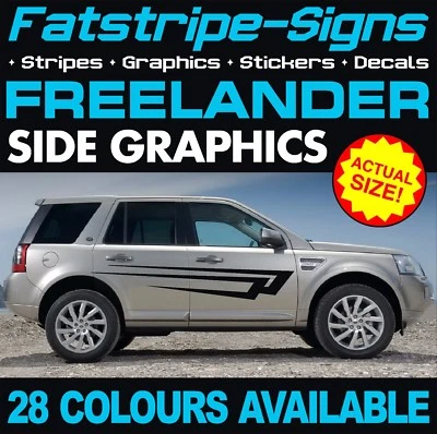 da montare LAND ROVER FREELANDER GRAFICA DECALCOMANIE ADESIVI STRISCE TD4 LR2 2.0 4x4 - Immagine 1 di 2