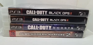 Lote de 4 juegos Call of Duty Black Ops 2 3 Ghosts Modern Warfare 2 PS3 - Imagen 1 de 11