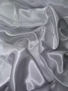 1 mtr shiny white crepe back satin fabric,bridal,deco,dress..58”wide(147cm) - Picture 1 of 5