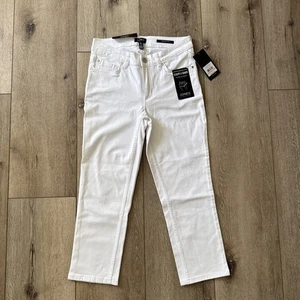Jones New York Ankle White Skinny Jeans Size 2/26 Sculpt Shape Denim Lexington - Picture 1 of 21