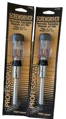 2 PIEZAS Destornilladores TrueCraft 6739C Hecho en EE. UU. Foto 1 de 4