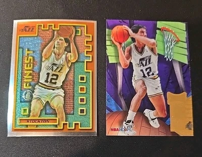 1995-96 Topps Finest - Mystery Finest Bordered #M 29 John Stockton - Image 1 of 4