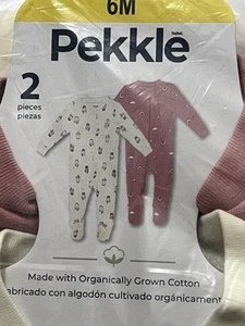 Pekkle 6M Dormir Niñas Bebé Arco Iris Nubes Bebida Burbuja Té Cremallera - Imagen 1 de 4