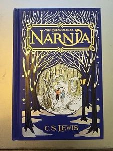 Chronicles of Narnia C S Lewis Barnes & Noble Hardcover Leather Bound - Picture 1 of 8