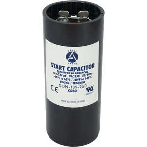 Appli Parts motor start capacitor 189-227 Mfd (microfarads) uF 250 VAC universal - Picture 1 of 8