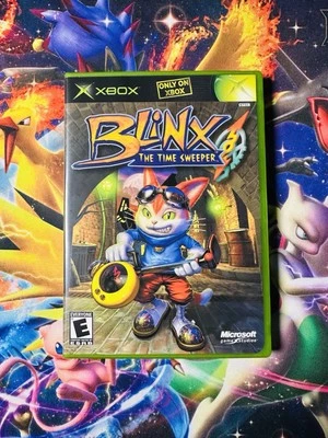 Blinx: The Time Sweeper (Microsoft Xbox, 2002) CIB W/ Manual Excellent Condition - Image 1 of 3
