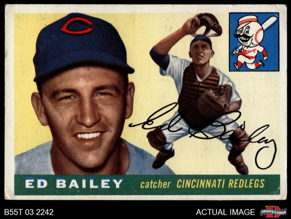 1955 Topps #69 Ed Bailey Reds 3 - VG - Image 1 of 1