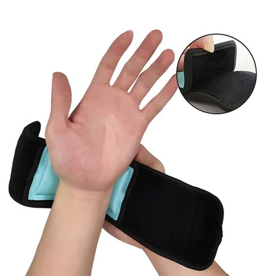 Gel Ice Pack for Sports Injuries Cold Gel Compress Support Wrap for Pain Relief - Image 1 of 4