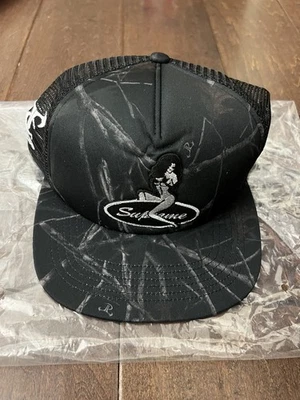 Supreme FW25 Pinup Malla Trasera 5 Paneles Gorra Sombrero Negro Camuflaje Talla Única Nuevo EN MANO Foto 1 de 4