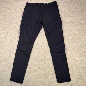 Pantaloni cargo Projek Raw Bungee neri da uomo *32x29* elasticizzati conici Utility Tech - Foto 1 di 17