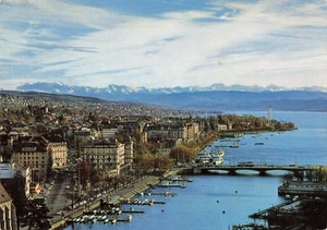 Postcard Switzerland Zurich und die Alpen - Picture 1 of 2