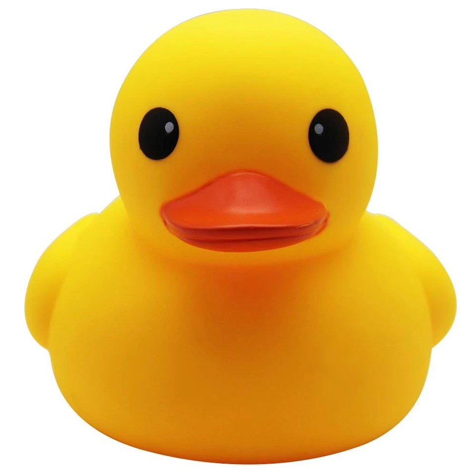 Duck Bath Toy Large Squeak Rubber Baby Shower 7 Inches L