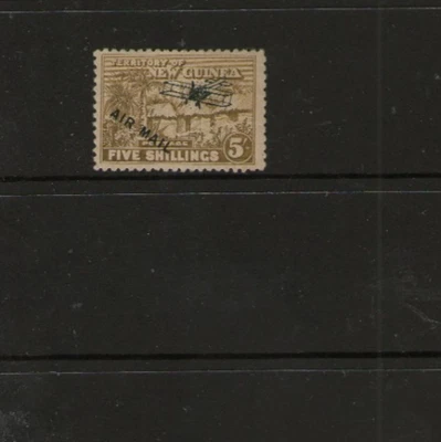 New Guinea 5/- Hut Air Mail - image 1 of 2