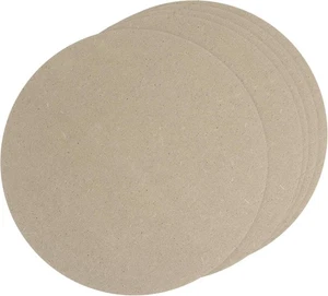 sourcing map 5pcs 10 Inch Wood Circles for Crafts, 0.31 Inch Thick Unfinished - Picture 1 of 7