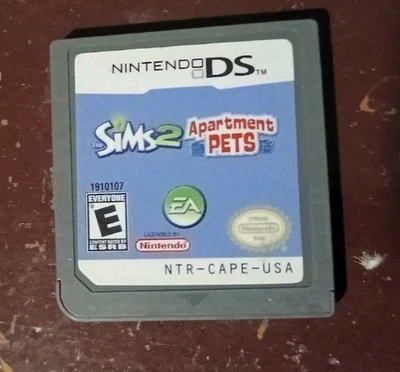 Nintendo DS (Cartridge Only) The Sims 2: Apartment Pets – Excellent Condition - Image 1 of 3