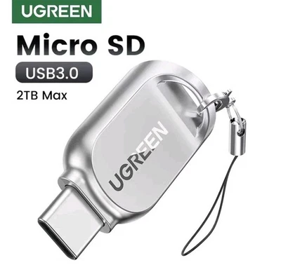 Ugreen Card Reader USB-C To Micro SD  TF Card OTG  USB 3.0 Hi-Speed  - Image 1 of 4