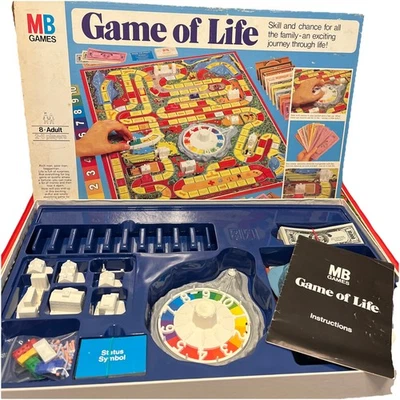 Game Of Life Family Board Game. 1978 Vintage Fully Complete With Instructions - Image 1 of 4
