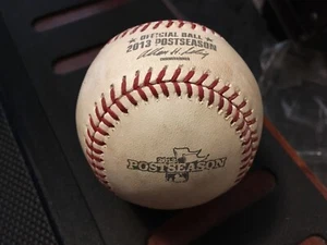 Boston Red Sox GAME USED Playoff ALDS BASEBALL 2013 World Series MLB Authentic - Picture 1 of 4