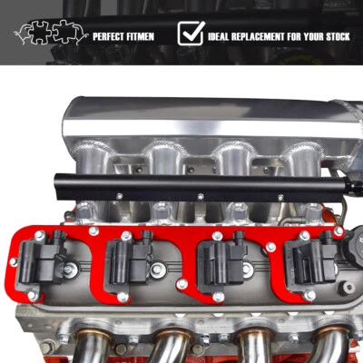 For LS Coil Bracket D581 Square Coil For Chevy 4.8L 5.3L 5.7L 6.0L 6.2L Red HL - Image 1 of 4