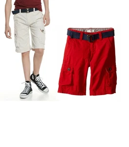 Boys Shorts Belted Cargo Levi's  Westwood Ripstop Kids size 16 NEW - Picture 1 of 8