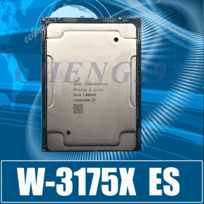 Xeon W-3175X ES 26 core 52 threads 1.8 GHz-3.2GHz LGA3647 CPU processor - Image 1 of 3