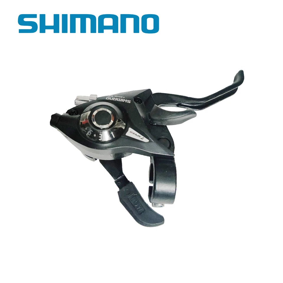 Shimano Altus ST-EF51 7 Speed Ezi Fire Shifter + Lever Set With Gear Cables - Image 1 of 3