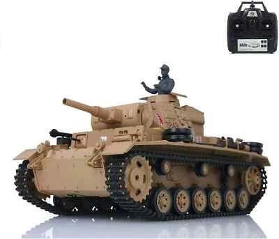 Heng Long Tank Radio Remote Control RC Challenger PANZER 1/16 2.4G V7 BB IR UK - Image 1 of 4