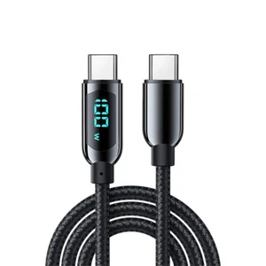 5A 66W 100W USB To Type-c Double-head Type-C Super Fast Charging Data Cable - Photo 1 sur 12