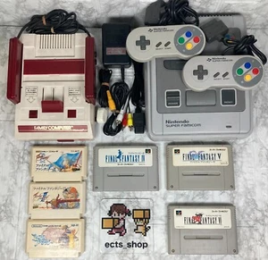 Nintendo Famicom & Super Famicom Console final fantasy set  of 6 games  Japan - Picture 1 of 4