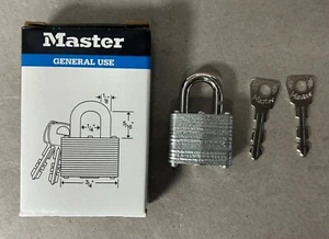 Master Lock No. 9 Padlock (Miniature) with 2 keys - Picture 1 of 2