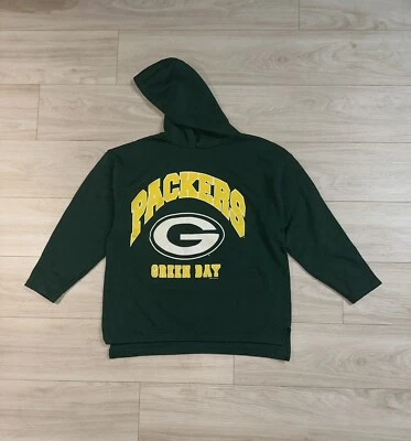 Sudadera con Capucha Vintage Green Bay Packers Talla Grande Sudadera Equipo de Fútbol NFL Suéter Foto 1 de 4