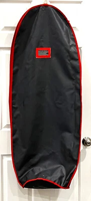 携带运动乙烯基柔软侧可折叠高尔夫包旅行罩红色 — 第 1/4 张图片