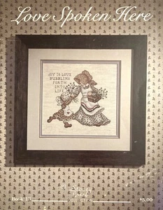 Stoney Creek Love Spoken Here Book 13 Cross Stitch 1985 Cross Stitch - Picture 1 of 3