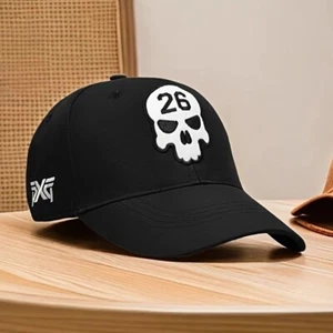 PXG Skull Cap, Magnetic Ball-Marker, Adjustable Golf Baseball Cap - Picture 1 of 8