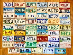 50 States License Plates For Sale Ebay