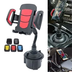 Universal 360° Adjustable Car Mount Gooseneck Cup Holder Cradle For Cell Phone - Picture 1 of 17