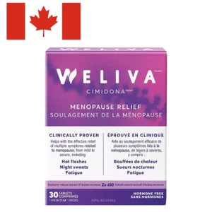 Weliva Cimidona Menopausal Relief, Clinically Proven Effective Relief 30 Tablets - Picture 1 of 1