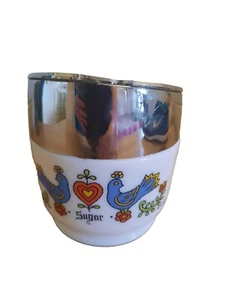 Vintage Gemco USA Corningware 'Le Sucrier' Milk Glass Sugar Bowl *Spice of Life - Picture 1 of 7