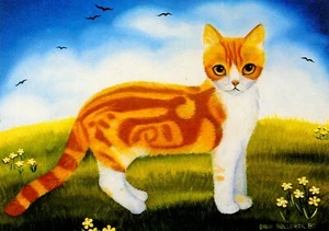 AK / AK ÖSTERREICH // ILLUSTRATOR // ANNA HOLLERER / KATZE / KATZE - Bild 1 von 2