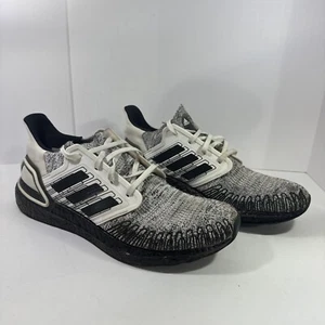 Adidas UltraBoost 20 OREO Running Shoes Men's Size 11.5 Black/White FY9036 - Picture 1 of 11