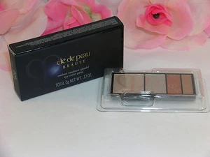 New Shiseido Cle De Peau Beaute Eye Shadow Quad Refill #206 Colors & Highlights - Picture 1 of 7