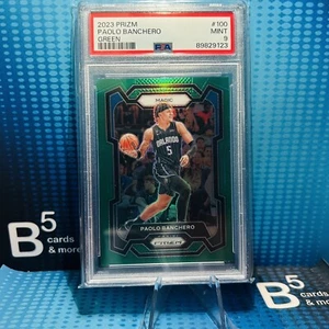 PAOLO BANCHERO 2023-24 PANINI PRIZM BASKETBALL GREEN MAGIC PSA 9 - Picture 1 of 2