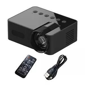 1set 1080P HD Mini Portable Projector AUX/USB/Type-C Multi-devices Compatibility - Picture 1 of 12