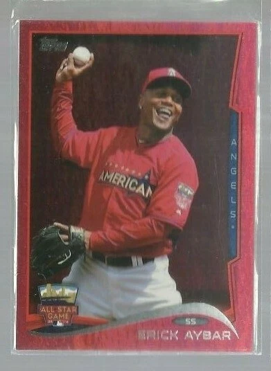 2014 Topps Update Red Hot Foil #US246 Erick Aybar (ref56145) - Image 1 of 1