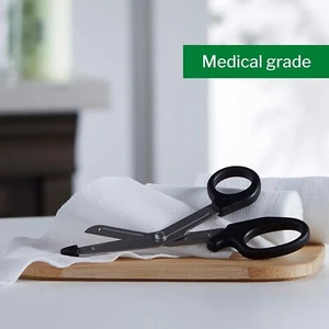 Trauma Shears EMT Bandage Scissors Medical First Aid Utility Nurse Scissor Black - Picture 1 of 3