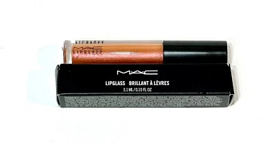 MAC LipGlass SHAPESHIFTING PEACH 340 .1 Oz Full Size NEW wBOX FREE SHIP FROM USA - Image 1 of 3