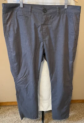 Pantalones Ezequiel, Gris Oscuro, 5 Bolsillos, 31" Entrepierna, Talla 36 Foto 1 de 4