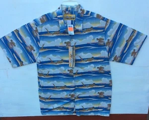 CUCCHIAIO REYN NUOVO CON ETICHETTE BELLISSIMO PADDLE BOARD MADE IN USA 100% COTONE BOTTONE DAVANTI L - Foto 1 di 8