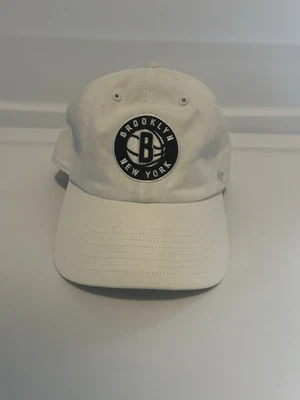 Brooklyn Nets Basketball Logo Hat '47 Adjustable OSFA Baseball NBA Patch Cap - Image 1 of 4