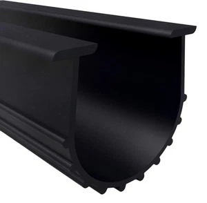 Door 20FT U-Bottom Weather Stripping Rubber Seal Strip Replacement, Weatherpr... - Picture 1 of 6